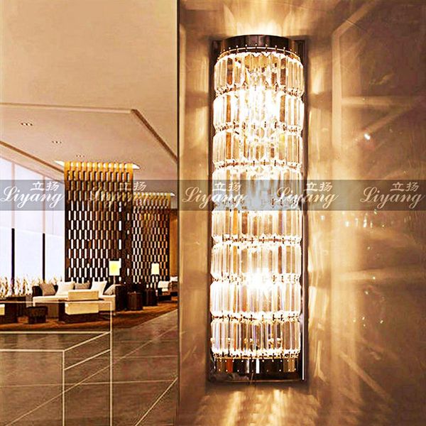 

wall lamp simple villa living room led crystal el lobby project club shop aisle