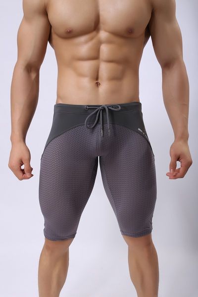 

fashion casual men's sprots wear brave person transparent shorts breathable bodybuilding solid tights mesh shorts sweatpants, White;black