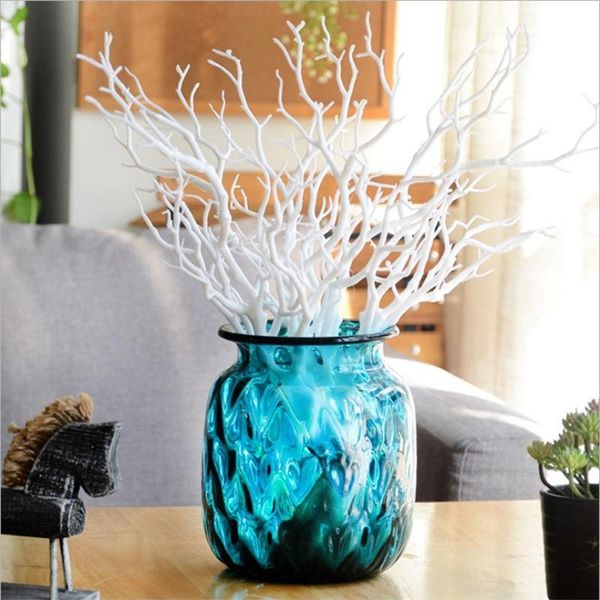 

decorative flowers & wreaths 1pcs artificial plastic dried branches flower bouquet for wedding party decoration antler decora home fake plan