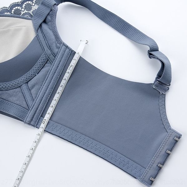 

fkhk quality sewing autumn and winterunderwear bramid thickness cup gathered rimless women's underwear bra soft and comfortable side cl, Red;black