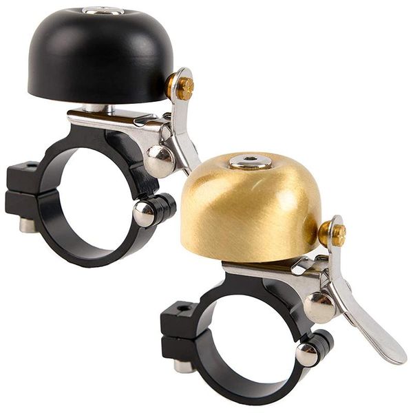 

bike horns bicycle bell, adjustable brass bell emits a clear and sound, mountain sports riding accessories 2pcs