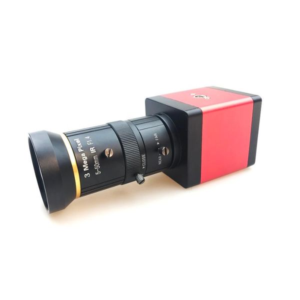 

2.0mp zoom lens 5-50mm video live camera and vga output ip cameras
