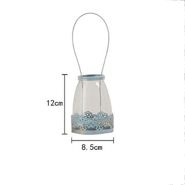 

Retro Old Iron Hand Lantern Creative Home Decoration Ornaments Candlestick Metal Candle Holder Wedding Stand Holders