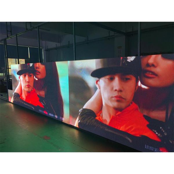 

full color advertising indoor led display p6 smd 576x576mm die casting aluminum cabinet rental screen