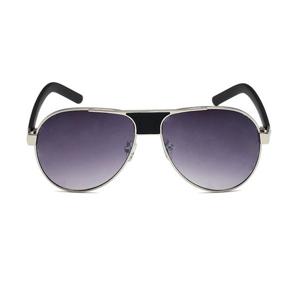 

fashion pilot sunglasses for men driving designer sun glasses summer classic outdoor metal frame eyewear, White;black