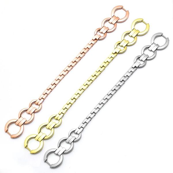 

watch bands stainless steel strap 12mm silver gold rose bracelet concave interface replacement metal belt for 1853 t094 female's, Black;brown