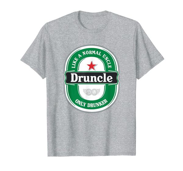 

druncle beer uncle. funny cool crazy awesome drunk t-shirt, White;black