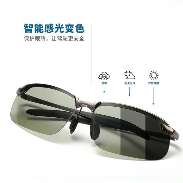 

aowv men's sports polarized 3043 color changing night vision eyeglass cool outdoor cycling driver night cycling sunglasses vision goggl, White;black