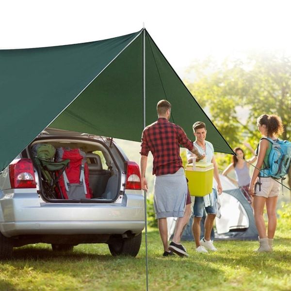 

car side awning shade 190t windproof rainproof auto tent canopy 300x300cm rooftents sunshade for camping and shelters