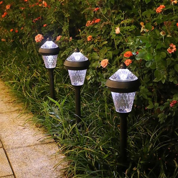 

lawn lamps 2pcs lamp solar lk1108 small round large range bright lighting outdoor rain proof leakage protection