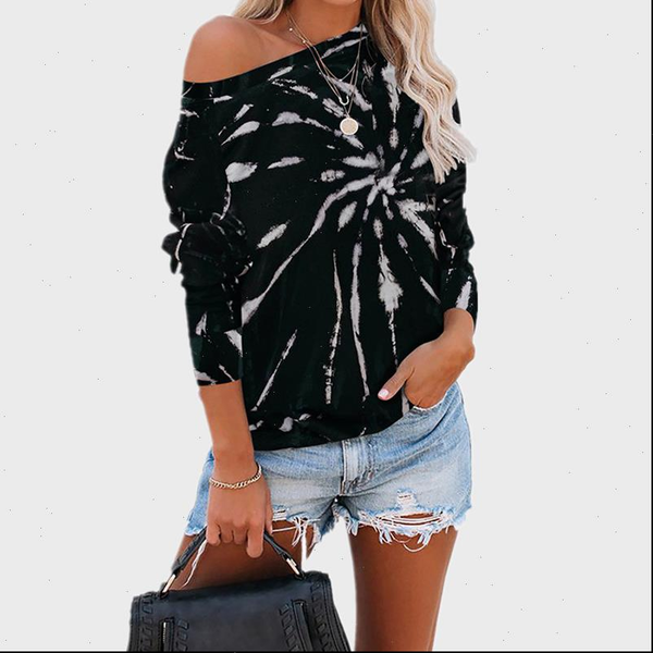 

color women womens t shirts tee casual female long sleeve aesthetic graphic o neck clothes, White