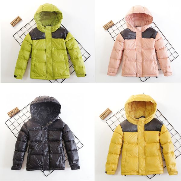 North meninos meninos crianças capuz Tehch Down Coat Sherpa Puffer Roupas Infantil Jackets de lã Jackets Infantil Crianças de inverno Roupas ao ar livre de inverno