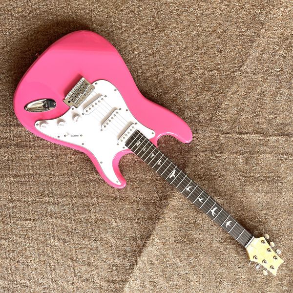

pink electric guitar, which can be made according to demand