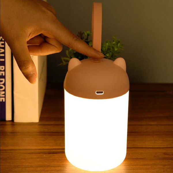 

night lights cute touch light usb rechargeable baby eye protection portable led home wake up bedside lamp for 8 hours used #