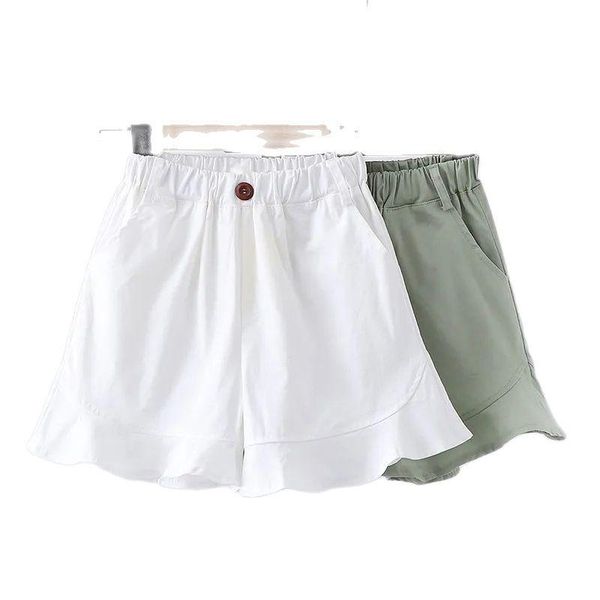 

shorts vidmid children's summer clothes girls white pants middle school p5108, Black
