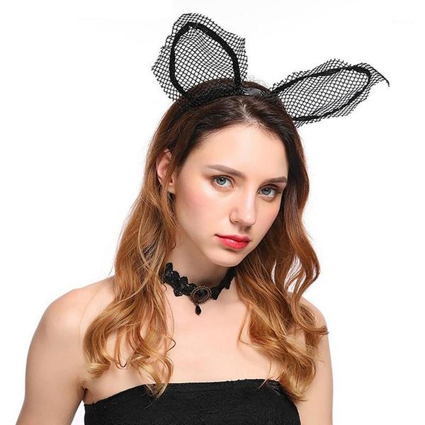 

pcs women halloween headband girls lace cat ear hairband princess hair accessories headwear cute band1