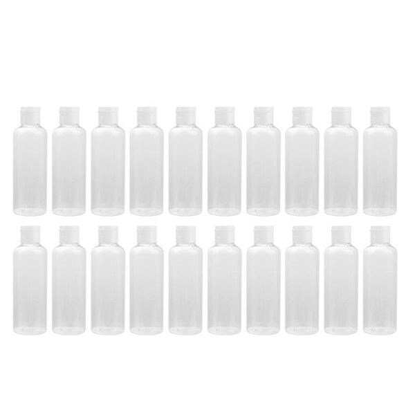 

storage bottles & jars 24pcs 50ml empty with cap refillable cosmetic toner lotion