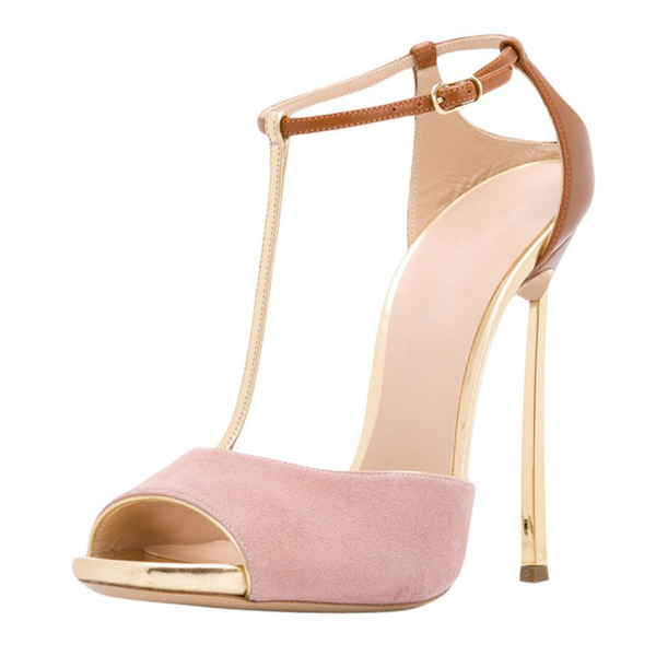 

sandals summer 2021 fashion european and american women's peep-toe ultra-high heels with metal decoration, Black