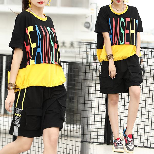 

fashion t shirt for women large summer 2021 loose short sleeve sweater casual hoodie, White