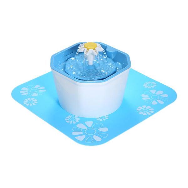 

dog bowls & feeders 1.6l automatic pet cat water fountain with led electric mute feeder usb drinker bowl drinking dispenser
