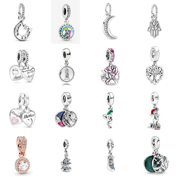 

new 2021 100% 925 sterling silveandeng charmengeng eg799157c01 good luck and luxurious diy women original bracelet fashion jew elry gift, Black