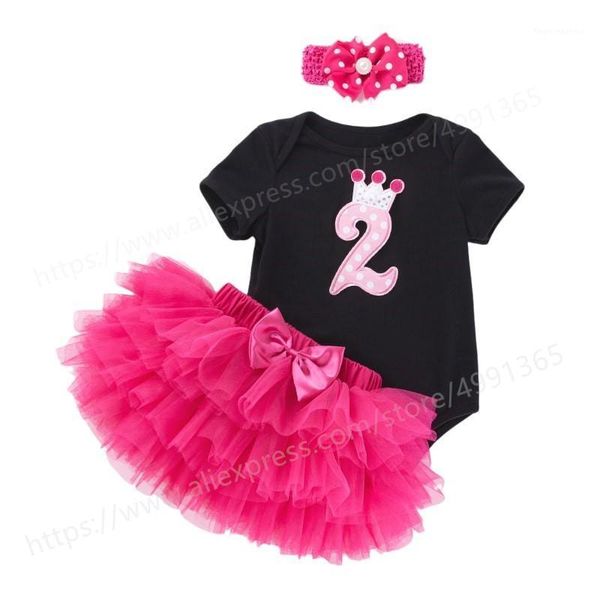 

girl's dresses 2 year baby girl clothes girls party tutu dress born 2nd birthday outfits toddler boutique clothing1, Red;yellow