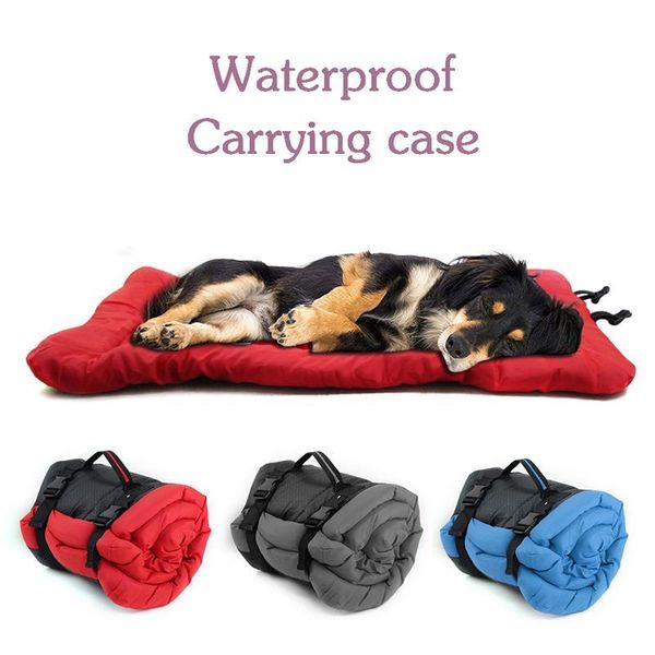 

pet supplies outdoor carrying case waterproof and moisture-proof pad foldable sofa dog mat bed kennel home play rest kennels & pens