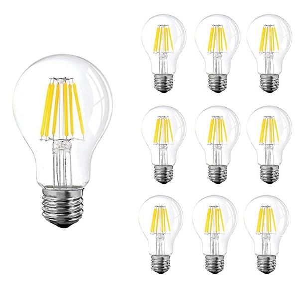 

bulbs e27 dc12v 24v led light bulb 2700k 4500k a19 6w low voltage filament for marine boat battery rv locomotive room lamp