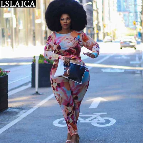 

women two piece outfits set tie dye long sleeve long pants oversized clothing s summer casual 210515, White