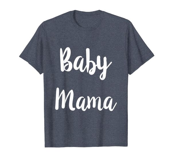 

womens baby mama shirt | baby daddy matching maternity shirt, White;black