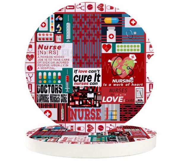 

table runner cartoon plaid healthcare car coasters set heat resistant placemats drink mat tea coffee cup pad waterproof creative decor
