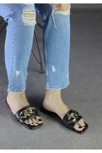 

slippers women's casual, Black