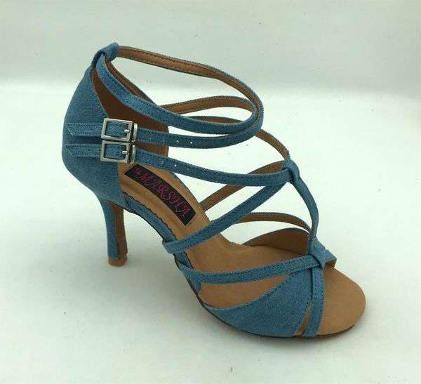 

fashional & profsional womens latin dance sho ballroom salsa dancing tango in jeans 6232j wedding party