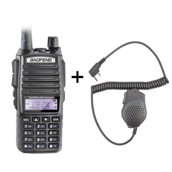 

walkie talkie original dual separate puv-82 vhf uhf 5w pearphone