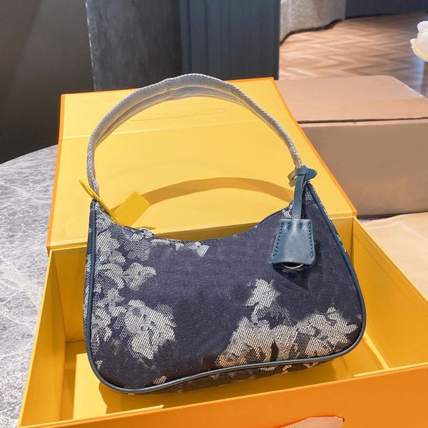 

underarm bag women purse hand bags fashion patchwork color letter embroidery nylon fabric canvas zipper one shoulder retro walletsqor2