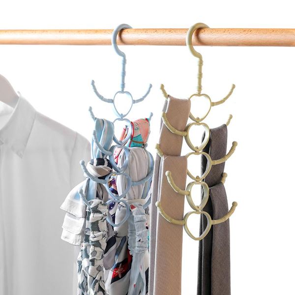 

hangers & racks faroot tie space saver, heavy duty closet hanging accessory organizer storage holder for belts, neck ties