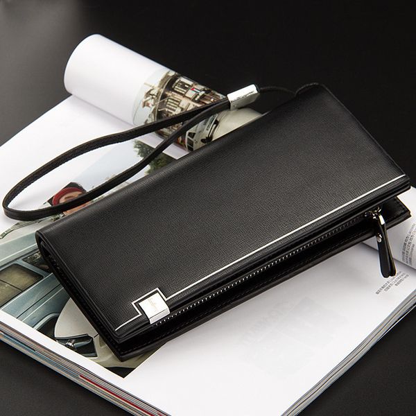 

baellerry selling multifunctional long wallet men's handbag wallet, Red;black