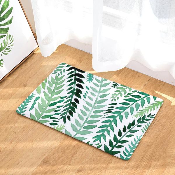 

leaf rug plant living room bedroom bedside rectangular floor pad dorm decor carpets