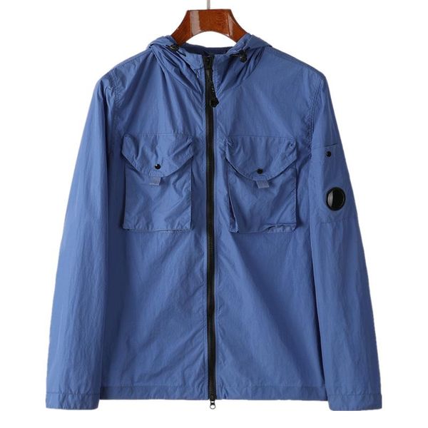 Летняя мода мужская куртка досуг солнцезащитный крем открытый любителей высокого качества сплошной цвет ветрозащитный слой легкие европейские и американские бренды