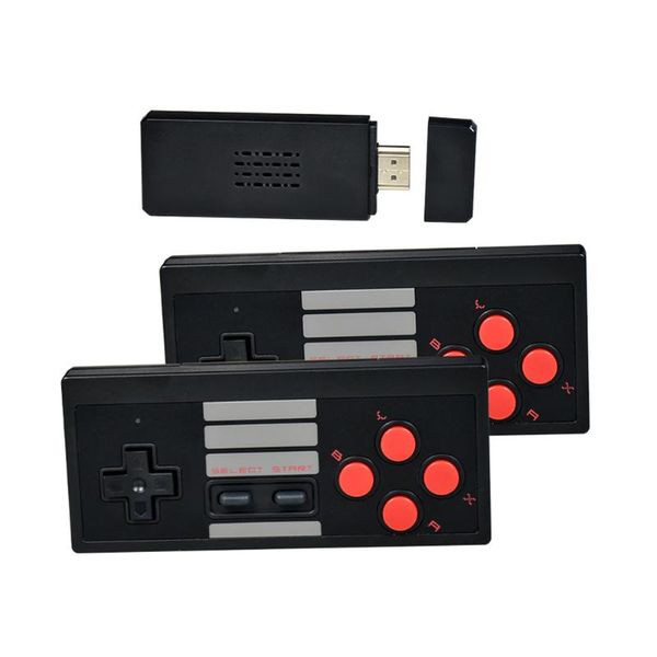 

powkiddy pk07 8 bit retro mini game console 660 video player family tv games stick with 2.4ghz wireless controllers & joysticks