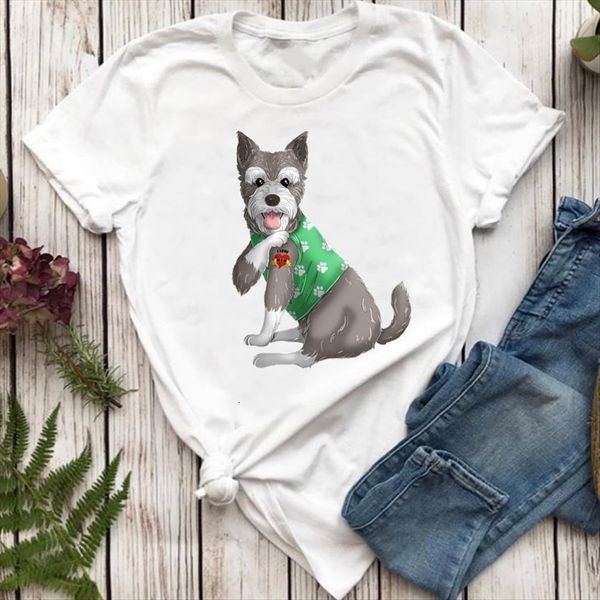 

funny casual trend clothing printing womens t shirt animal dog pet mom lady female ladies print graphic tee, White