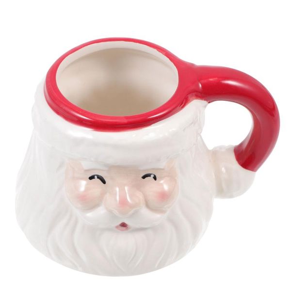 

mugs 1pc durable santa claus shape water cup coffee (assorted color)
