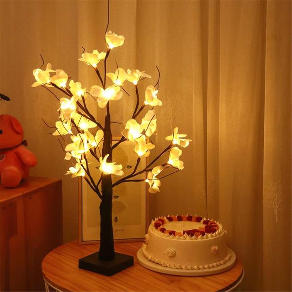 

table lamps led light room bedroom luminous branch home decoration