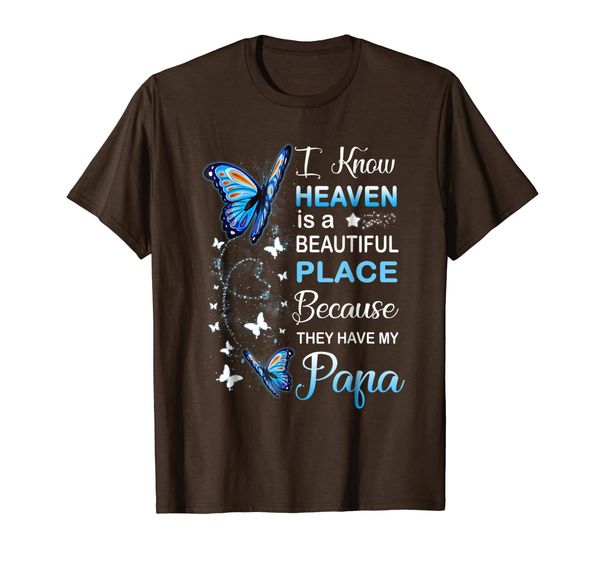 

papa my angels t-shirt - in memory of parents in heaven, White;black
