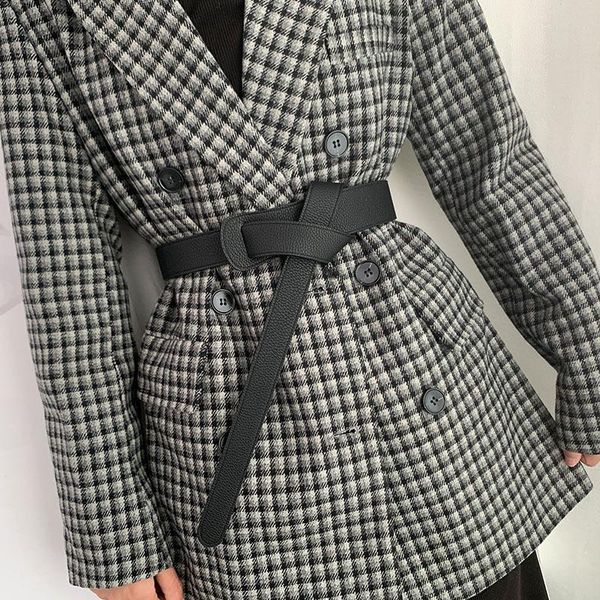 

belts women's wide leather corset belt fashion korea style bowknot leisure for ladies wedding dress sweater waistband 120cm, Black;brown