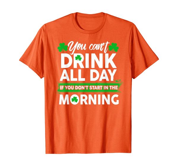

st. paddy's day drink all day st. patrick drinker drinking t-shirt, White;black