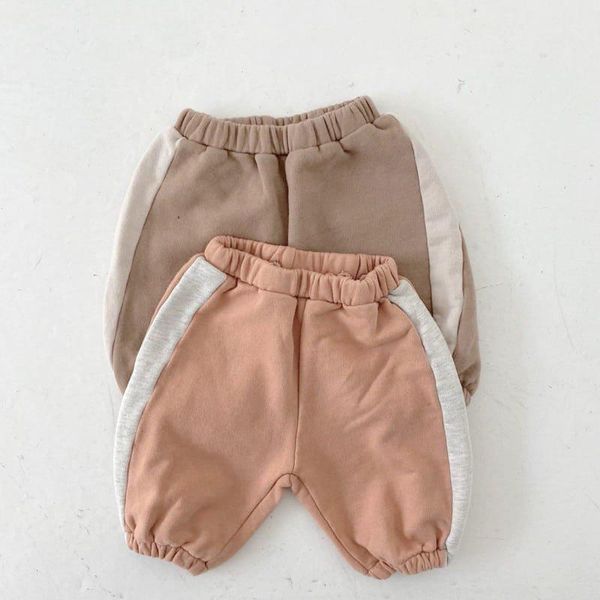 

trousers koodykids baby boys girls winter thick pants casual kids toddlers brown velvet inside boy clothes outfit, Blue