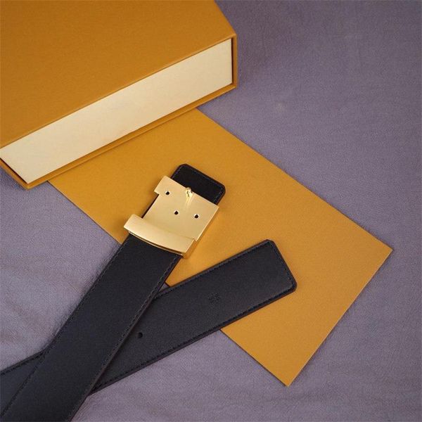 

fashion womens men designers belts leather black bronze buckle classic casual pearl belt width 3.8cm with box 9852, Black;brown