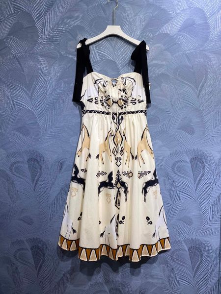 

european popular logo fashion holiday splicing suspenders skirt, Black;gray