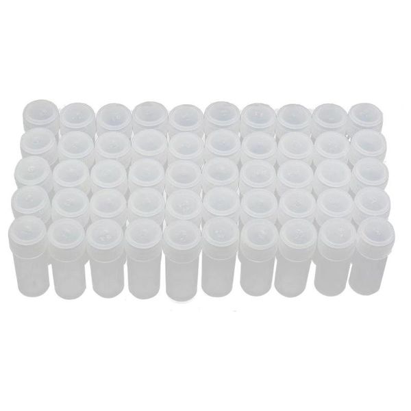 

storage bottles & jars 50pcs/set transparent pills box bottle organizer container
